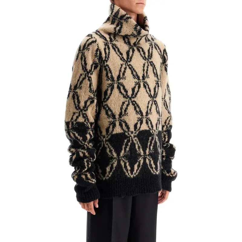 DRIES VAN NOTEN High Neck Knitted Jumper-2