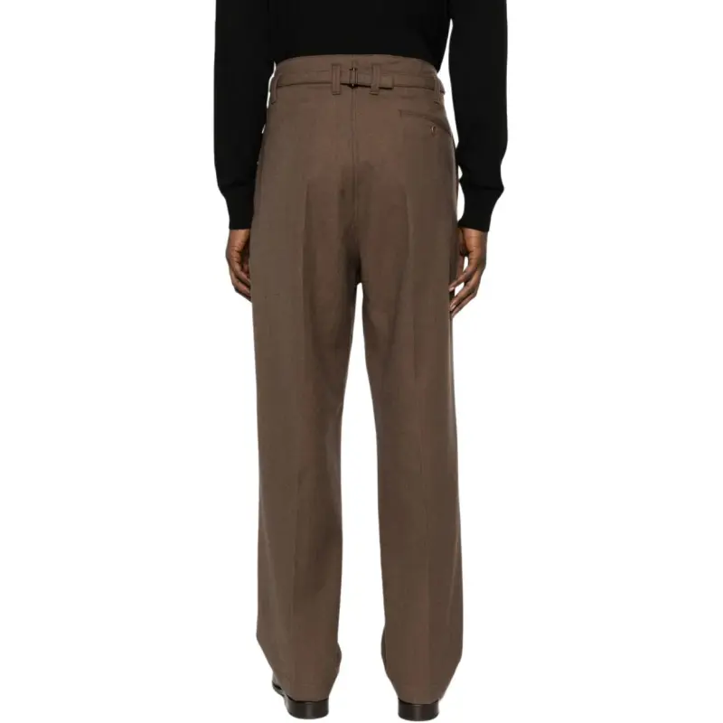 Lemaire Straight Leg Pleated Trousers-4