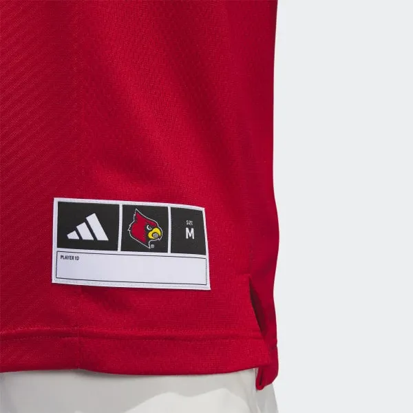 Adidas Free Shipping With AdiClub Louisville Football Home Jersey-4