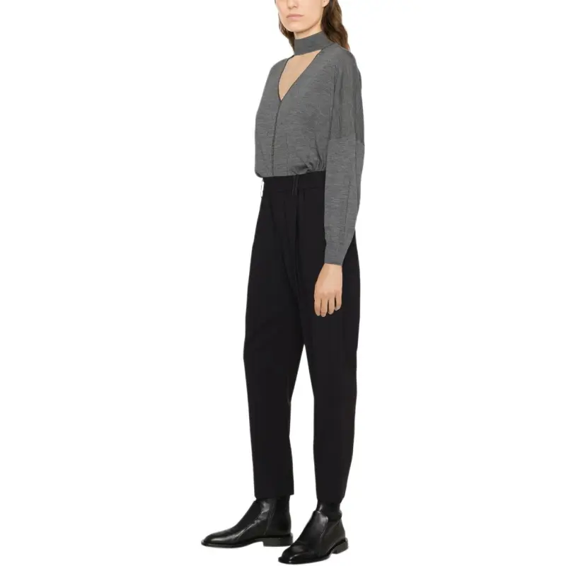 Brunello Cucinelli High Waist Tapered Pants-4