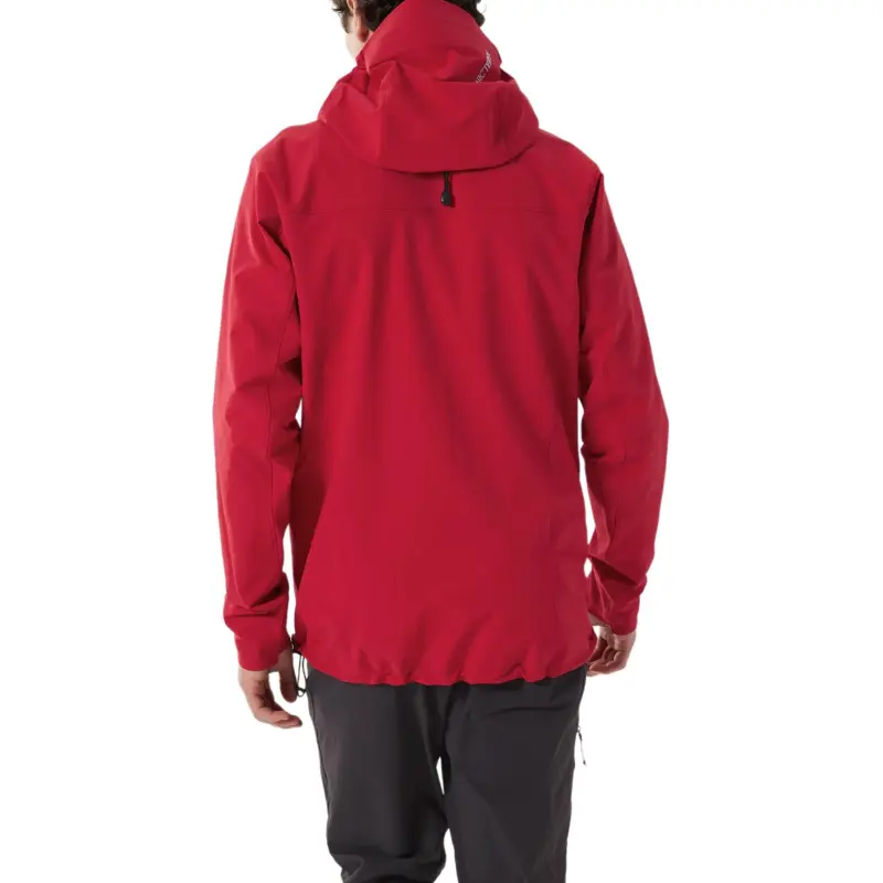Arcteryx BETA Waterproof, Windproof, UV Protection, Breathable, Abrasion Resistant Windbreaker Jacket Men's Vintage Red-2