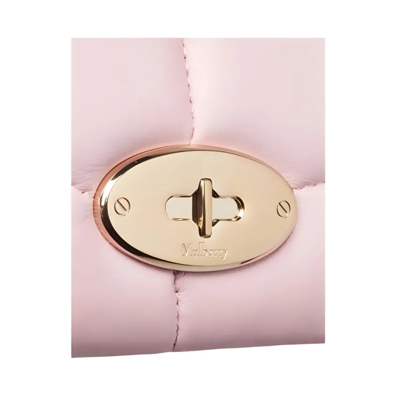 Mulberry Leather Wallet Women's Pink-3