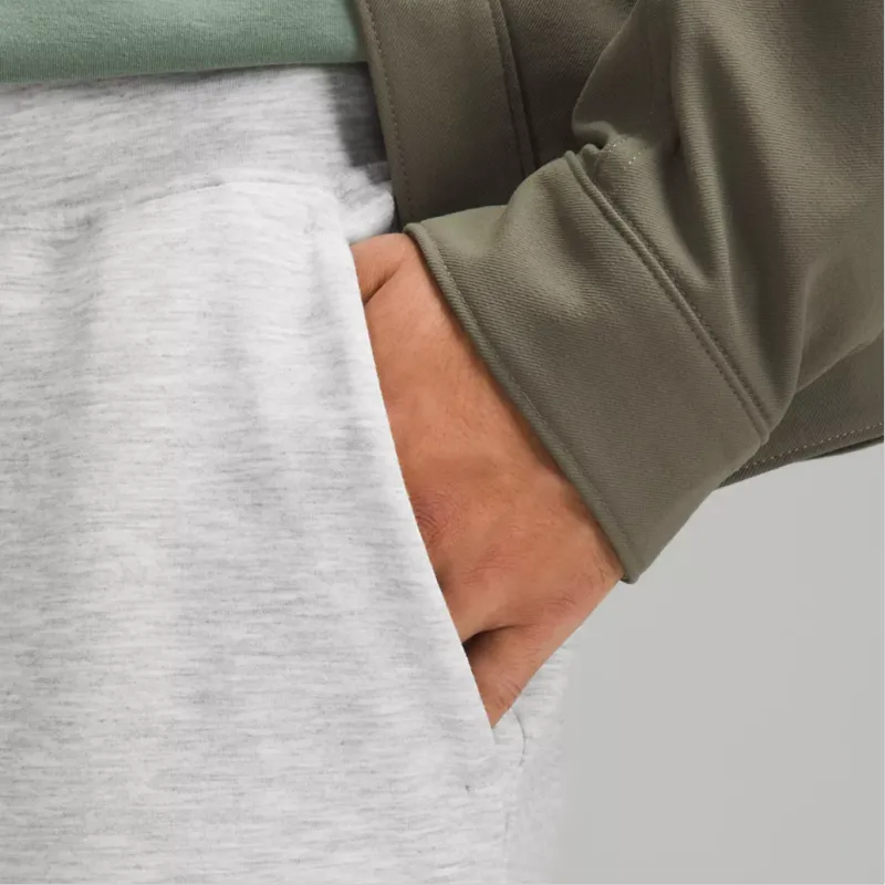 Lululemon Smooth Spacer Short Casual Shorts Men's Mixed Color Core Super Light Gray-4