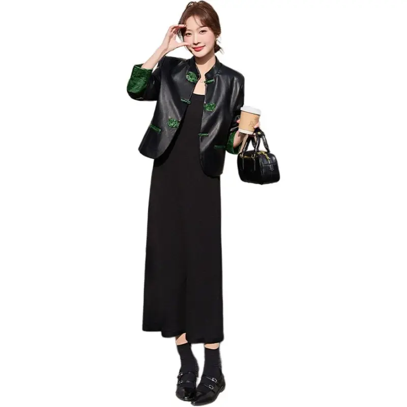 Fele.d Leather Jackets Women's-4