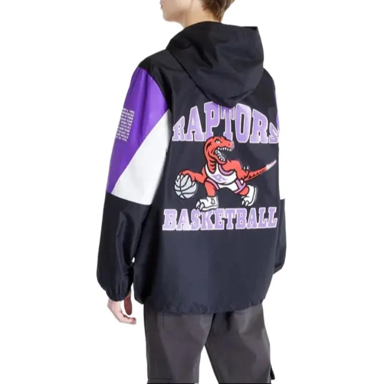 Mitchell Ness Jackets Unisex Black-3