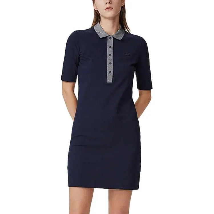 LACOSTE SS22 Dress Women's Dark Blue-3
