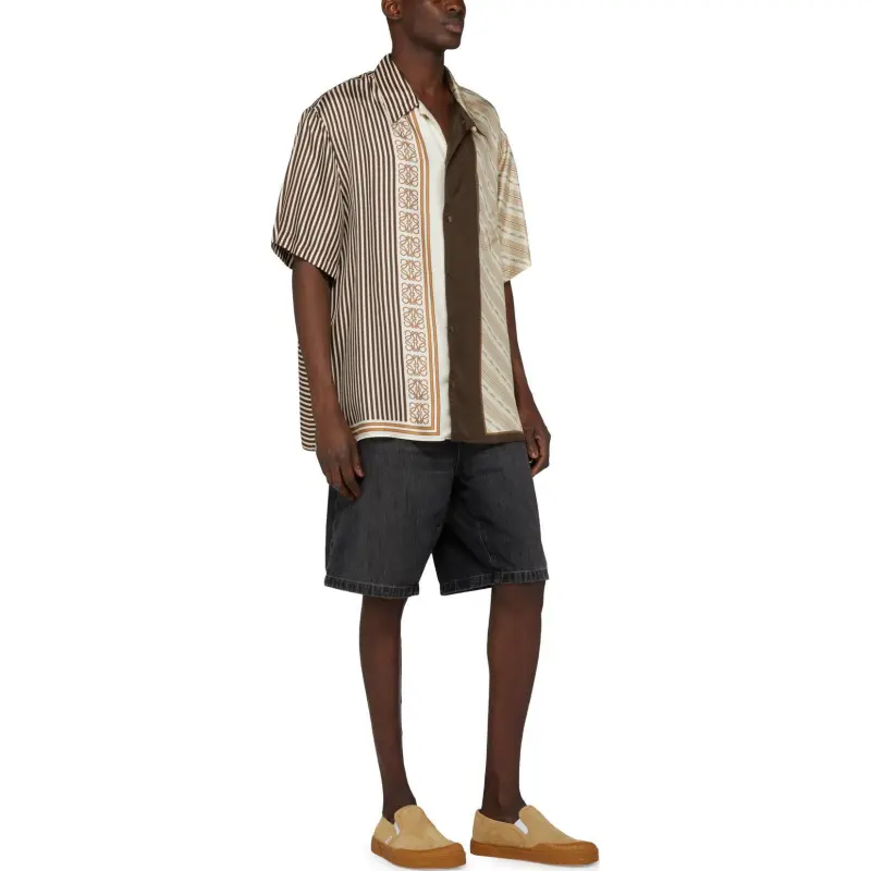 LOEWE Short Sleeve Shirt In Silk-3