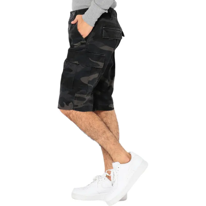 AVIREX Cargo Shorts Men's Gray Camouflage-2