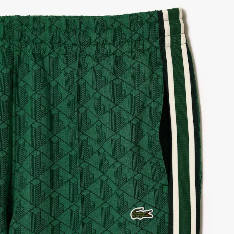 LACOSTE Knitted Sports Pants Men's Pine Green-3