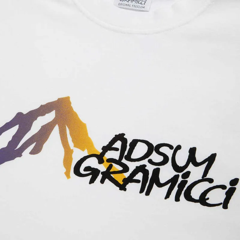 Gramicci X ADSUM Co brand T Shirts Unisex White-3