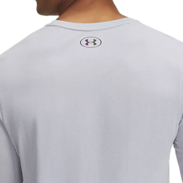 Under Armour RUSH SeamlessLegacy SS25 T-Shirt Men's Modern Gray-4