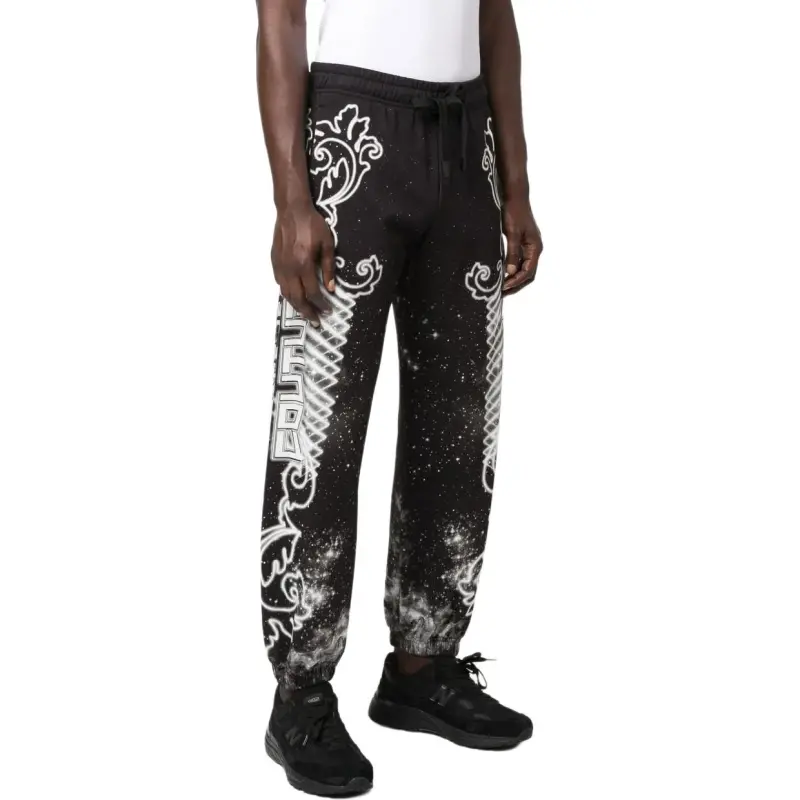 VERSACE JEANS COUTURE Galaxy print Cotton Track pants-4