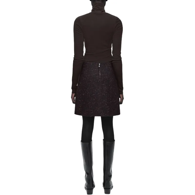 COS Chris Perani Collaboration Casual Short Skirts Women's Brown-2