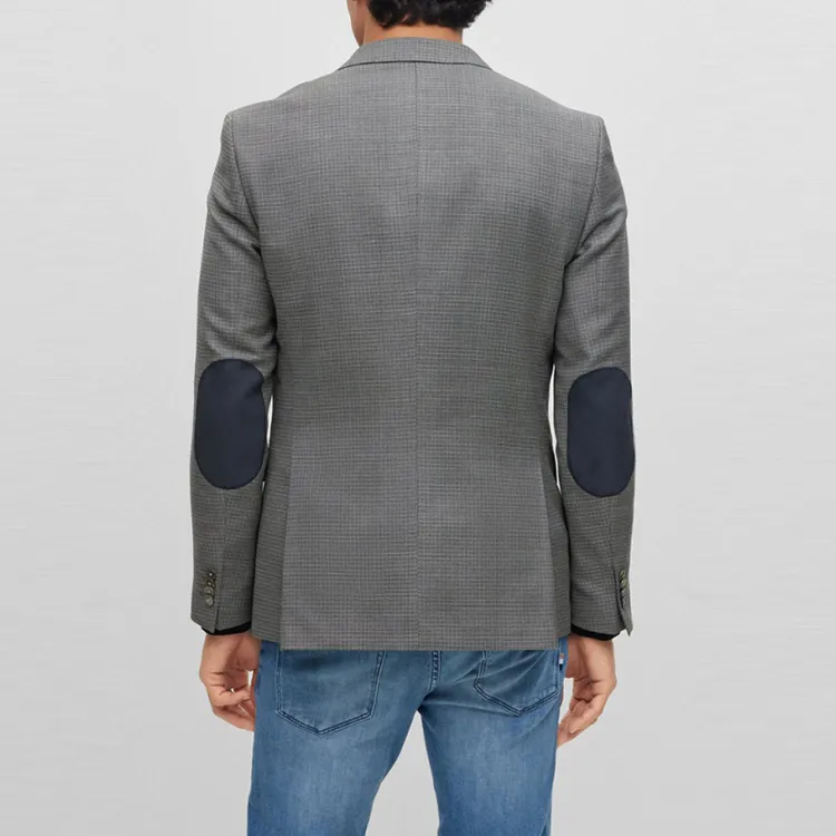 HUGO BOSS Business Suits Men Silver-2