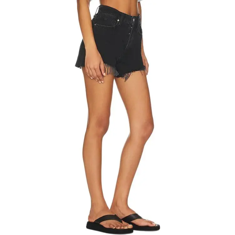 PAIGE Denim Shorts Women's Black-2