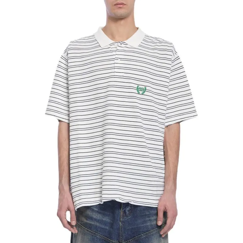 Balenciaga Logo embroidered Polo Shirt-3