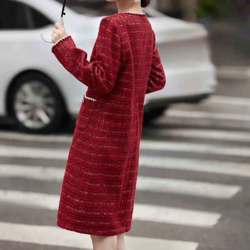 XWI Long-Sleeved Dresses Women's Red-0