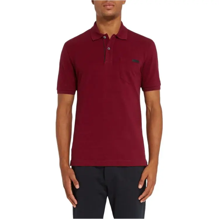 GUCCI SS23 Polo Shirt Men's Burgundy-1