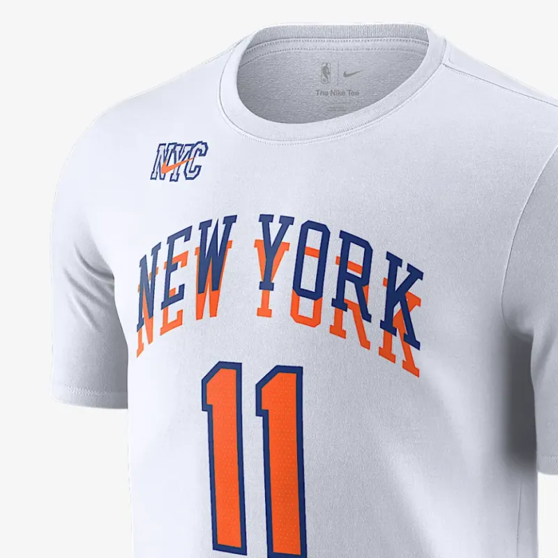Nike Jalen Brunson New York Knicks Essential City Edition Men's Nike Nba T Shirt-2