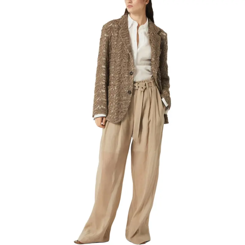 Brunello Cucinelli Lace appliqué Blazer-1