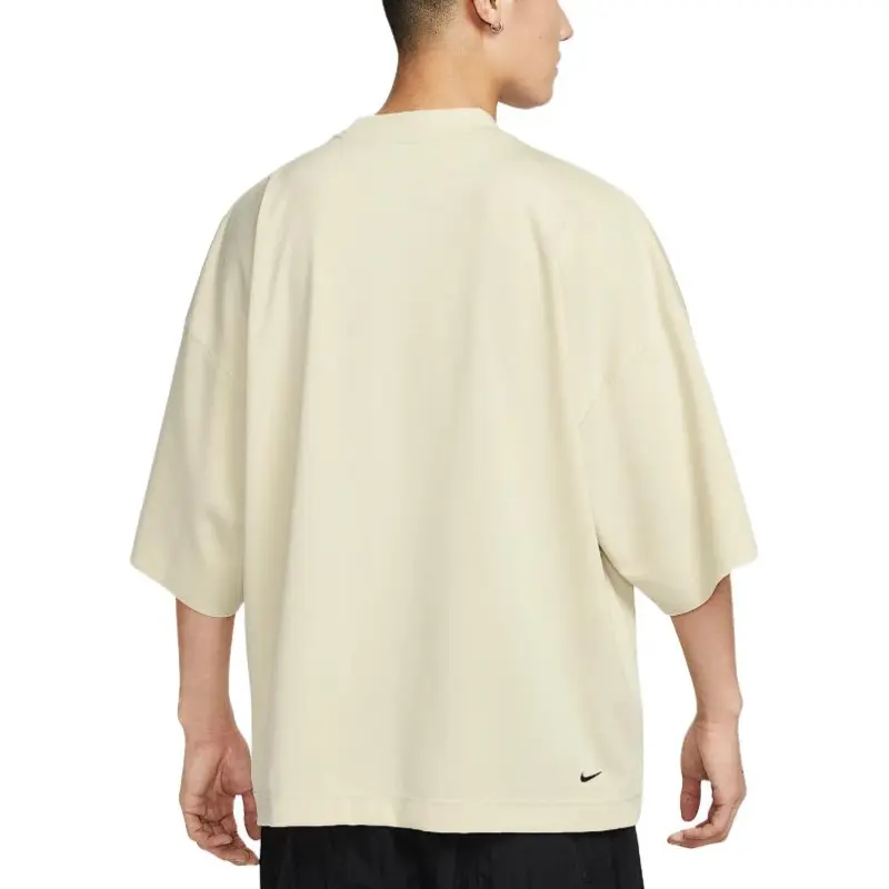 Nike Sportswear T Shirt Men's Light Khaki/Black-2