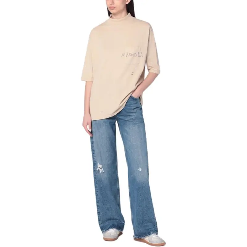 Maison Margiela Logo print T shirt-2