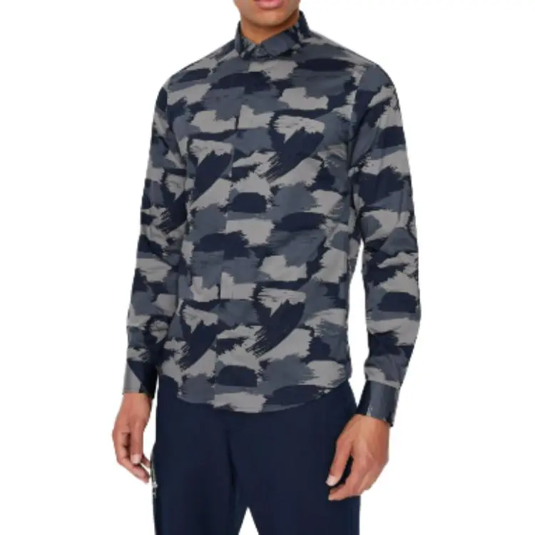 ARMANI EXCHANGEAE SS22 Shirt Men's Navy-2