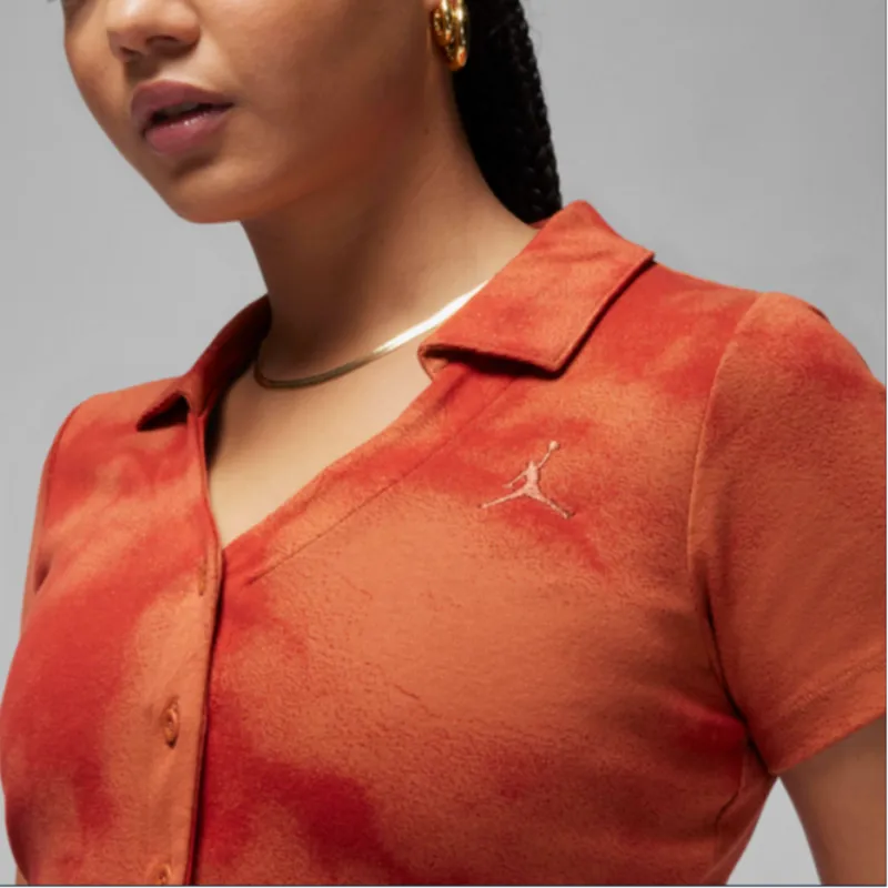 Jordan Regular T Shirt Women's Sand Dune Red-3