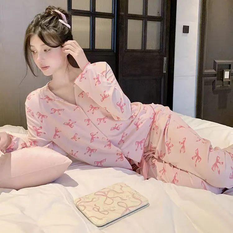 WANANNI Pajama Set Women's Cherry Blossom Pink-2