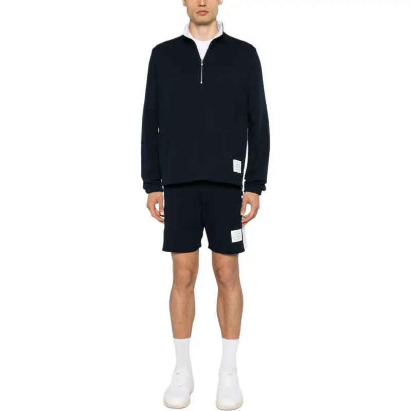 THOM BROWNE Mid rise Track Shorts-3