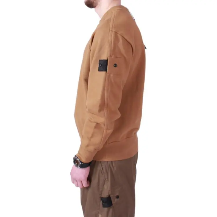 STONE ISLAND SS23 Sweatshirt Men's Tobacco Yellow-4