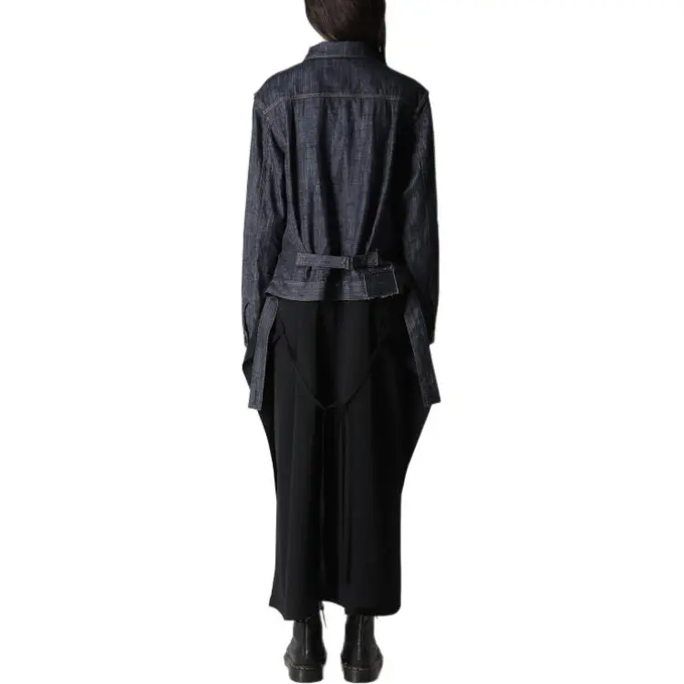 Yohji Yamamoto KO Tucked Denim Jacket 'Indigo'-5