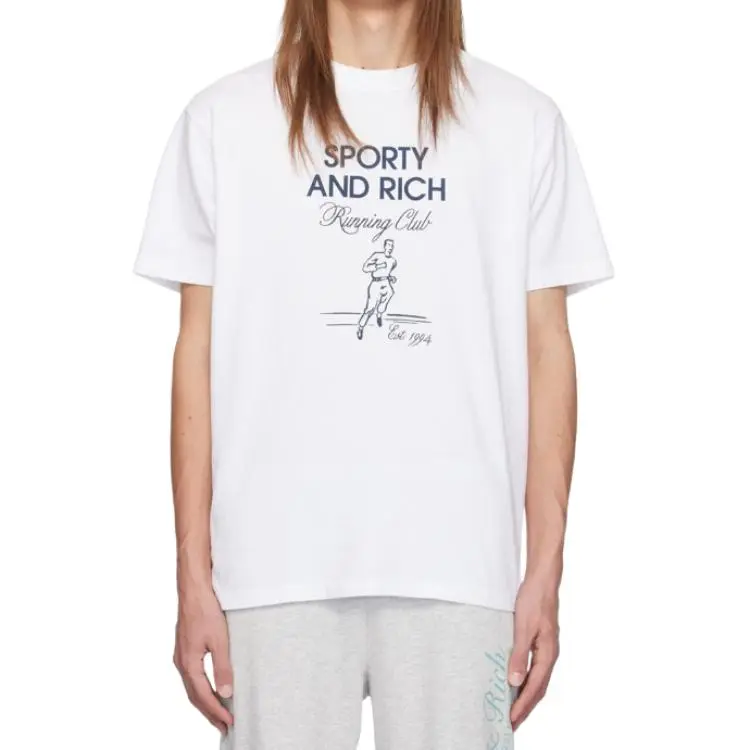 SPORTY & RICH T Shirt Unisex White-2