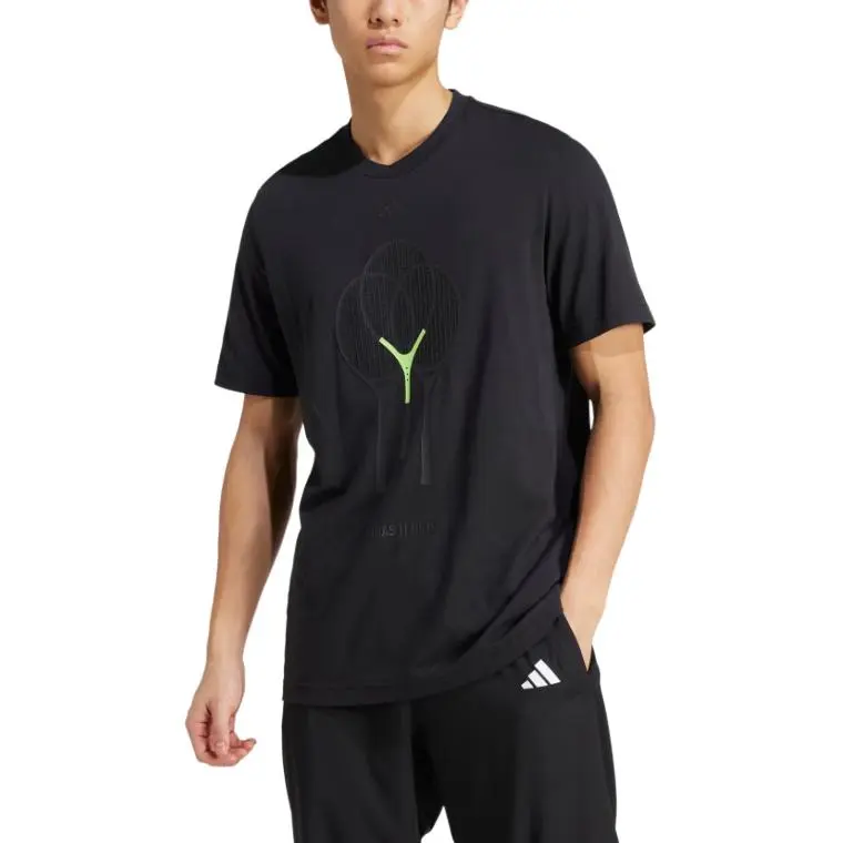 Adidas Free Shipping With AdiClub Tennis 3 Rackets Graphic Tee-1