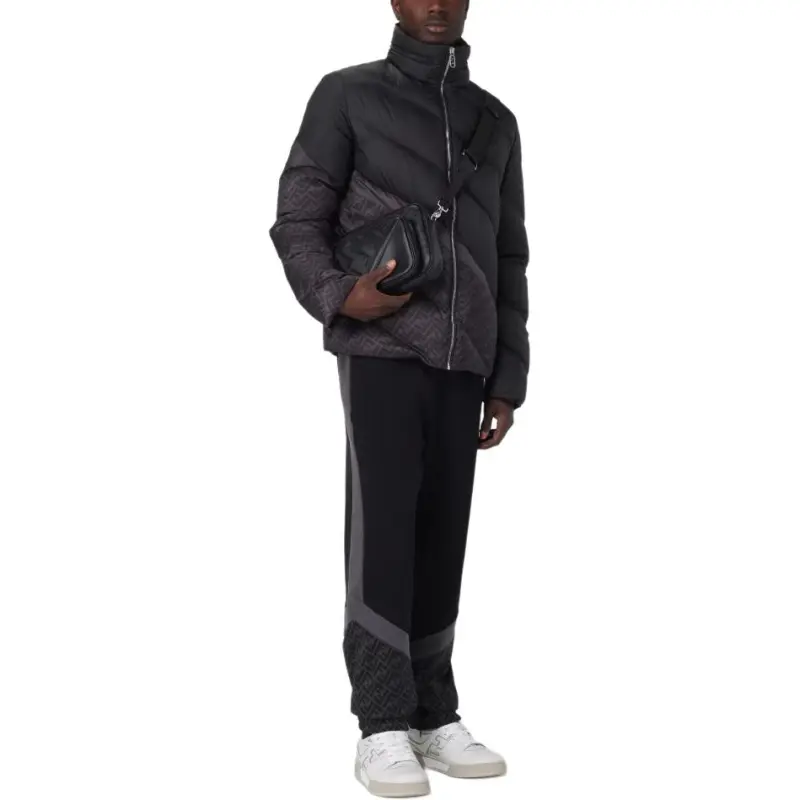 FENDI FF motif Track Pants-5