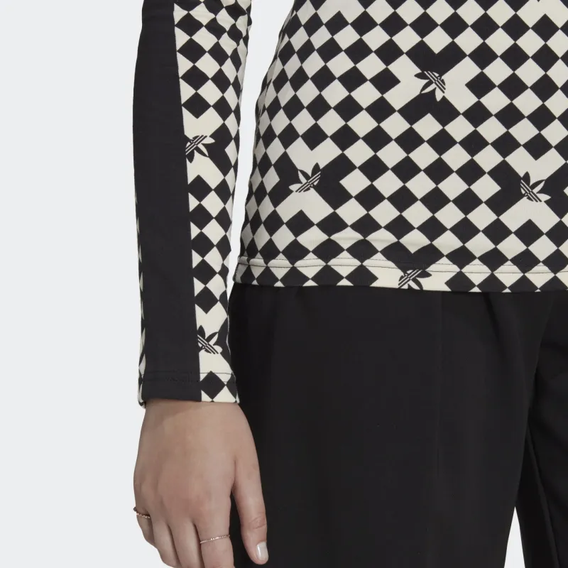 Adidas Ski Chic Allover Print Long Sleeve Tee-4