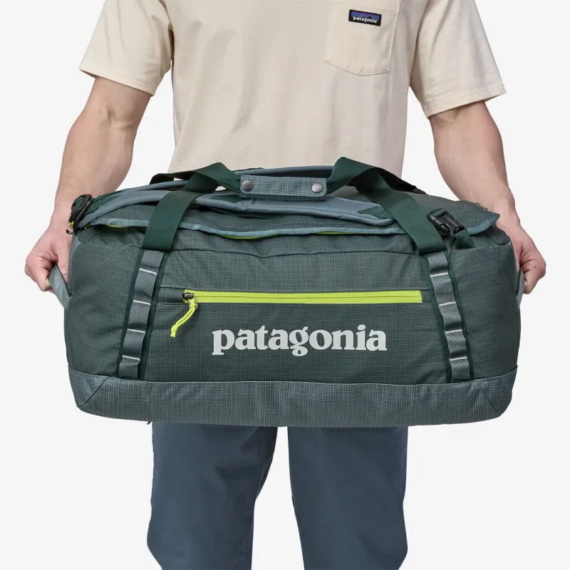 Patagonia Recycled Polyester Bonded With TPU Backpack Portable Travel Bag 55L Unisex Matte Nouveau Green-4