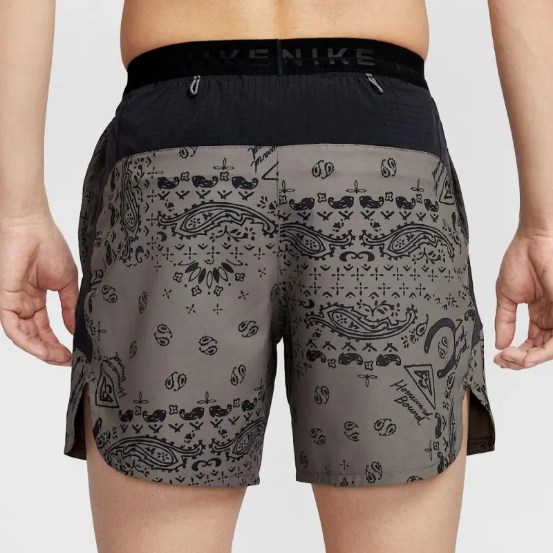 Nike Dri Fit Trail Sports Shorts Men's Cave Stone Color/Black/Black-2