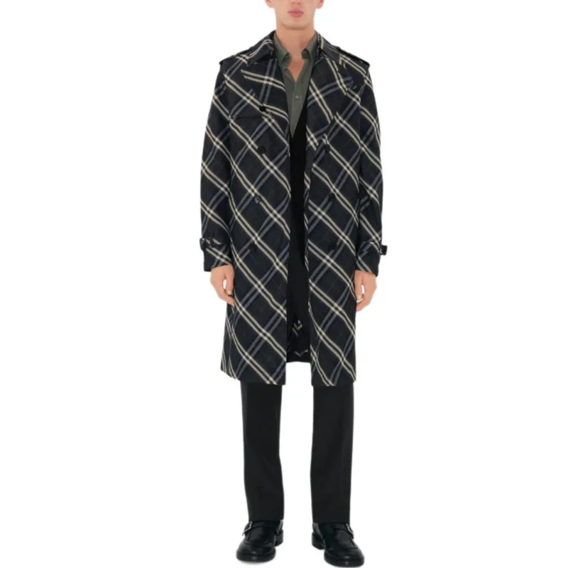 Burberry SS25 Trench Coat Men's Indigo-1