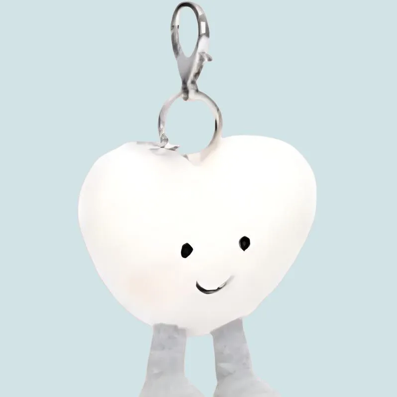 JELLYCAT Valentine's Day Collection Heart Dolls Plush Pendant 10cm Height-3