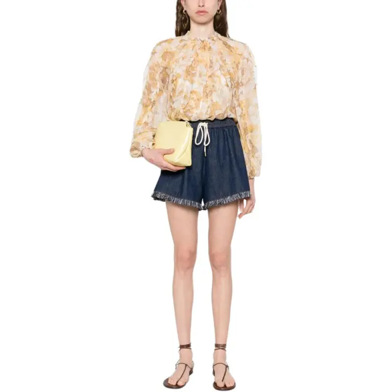 Zimmermann Frill detail Billow Blouse-1