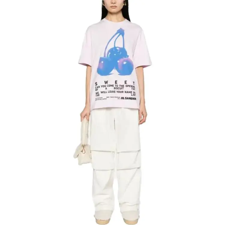JIL SANDER Graphic Printed Crewneck T Shirt-2