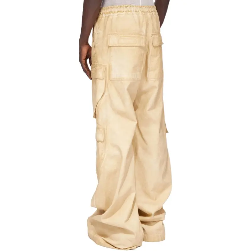 Rick Owens DRKSHDW Casual Pants Men's Light Yellow-1