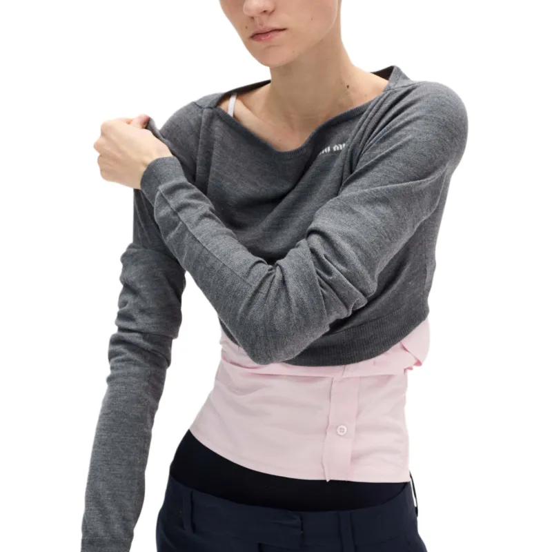 MIU MIU Boat neck Top-1