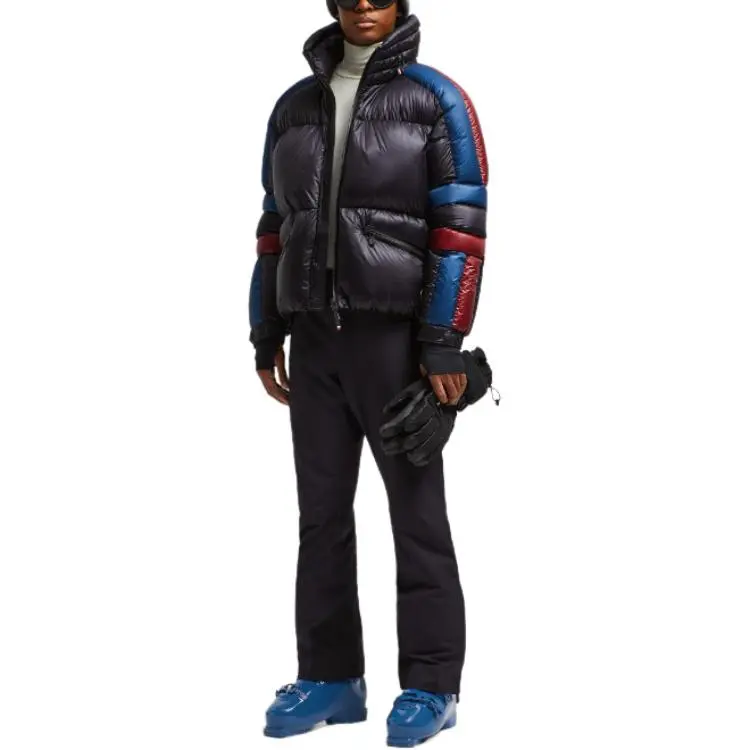 Moncler Casual Pants Men's Marine Blue-1