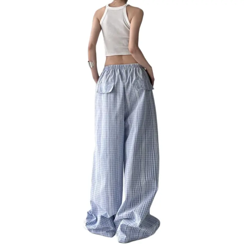 Dior Beauty Casual Pants Women's Light Blue-4