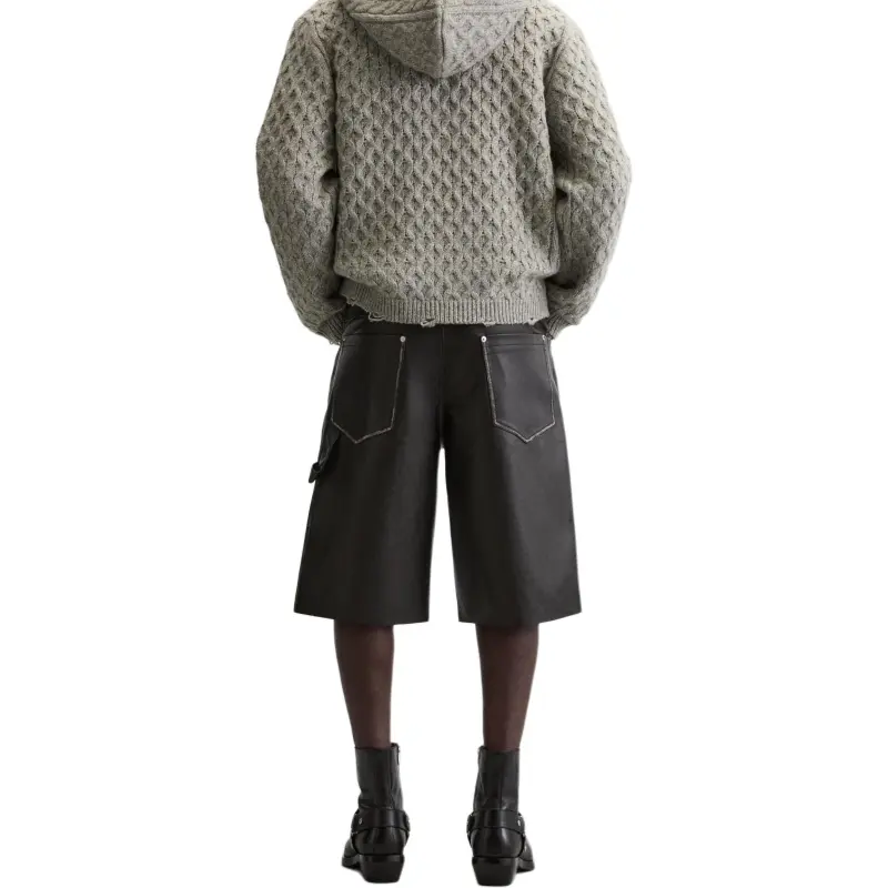ZARA Casual Shorts Men's Black/Brown-6