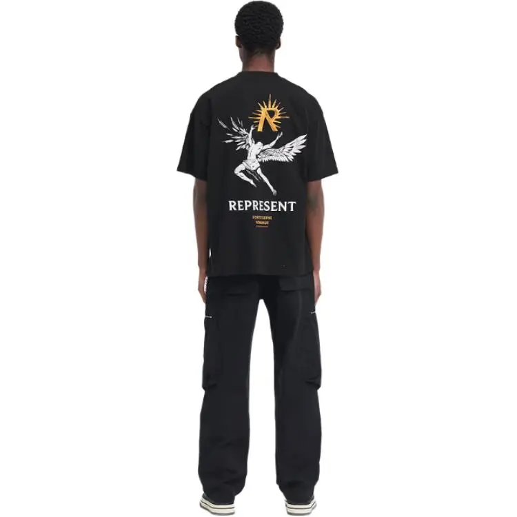 REPRESENT Herringbone Straight leg Trousers-4
