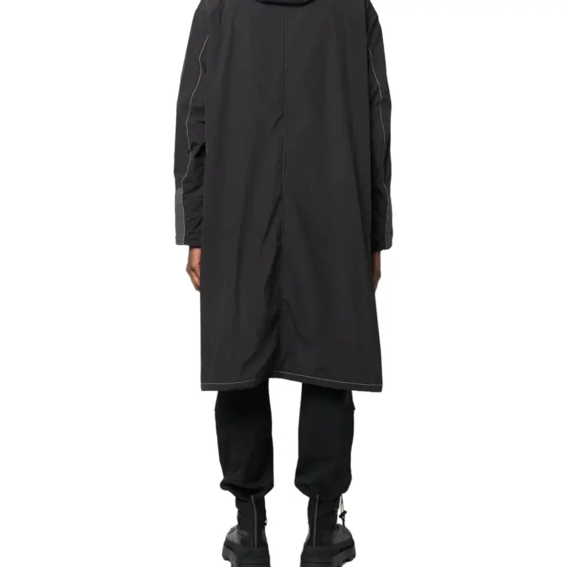 And Wander X BARBOUR Trench Coats Men Black-4