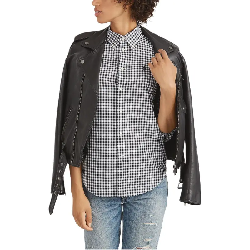 Polo Ralph Lauren Shirt Women's Black White-4